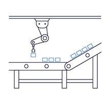 LIGNE DE PRODUCTION OU D'ASSEMBLAGE